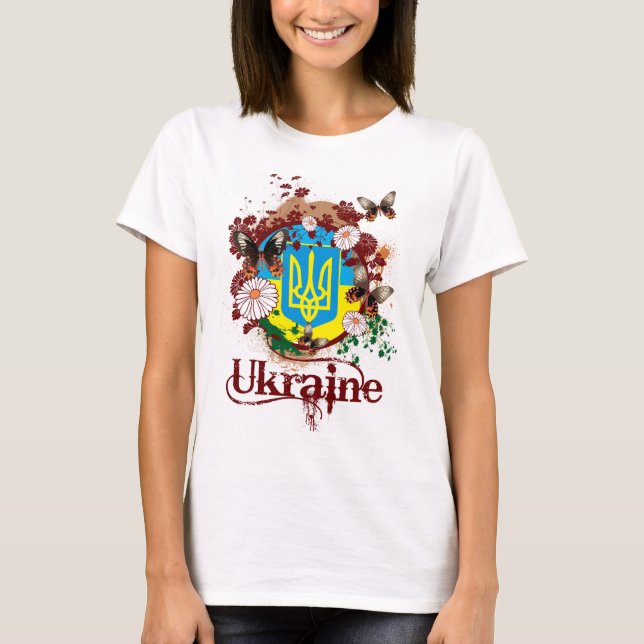 T-shirt Papillon Ukraine (Devant)