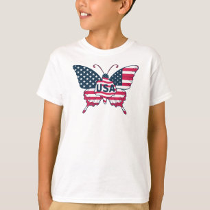 T-shirt Papillon USA Sublimation-62616