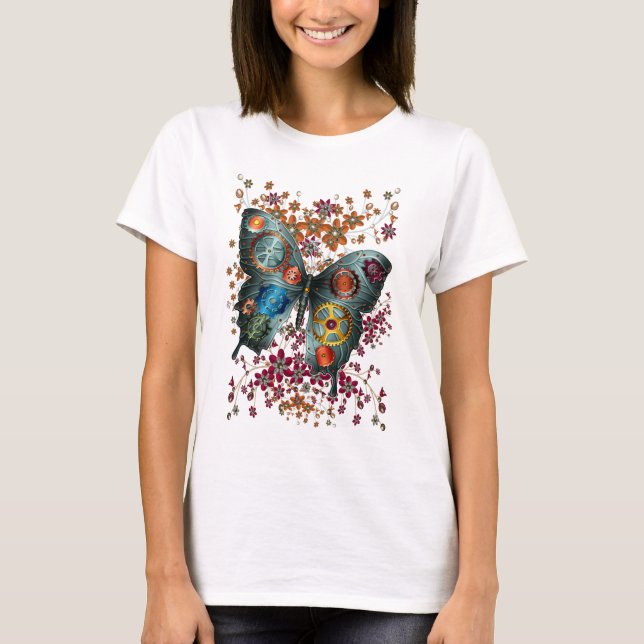 T-shirt Papillon vapeur (Devant)