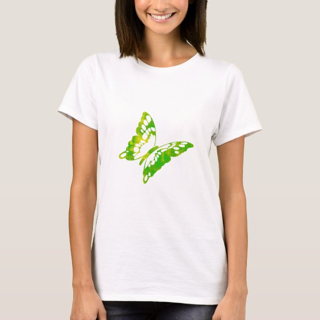 T-shirt Papillon vert (Devant)