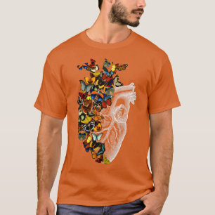 T-shirt Papillon Vintage Heart Spring par Tobe Fonseca