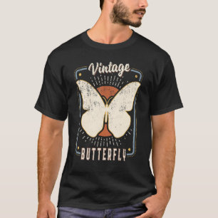 T-shirt Papillon Vintage Rétro classique amour animal 1