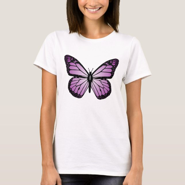 T-shirt Papillon Violet (Devant)