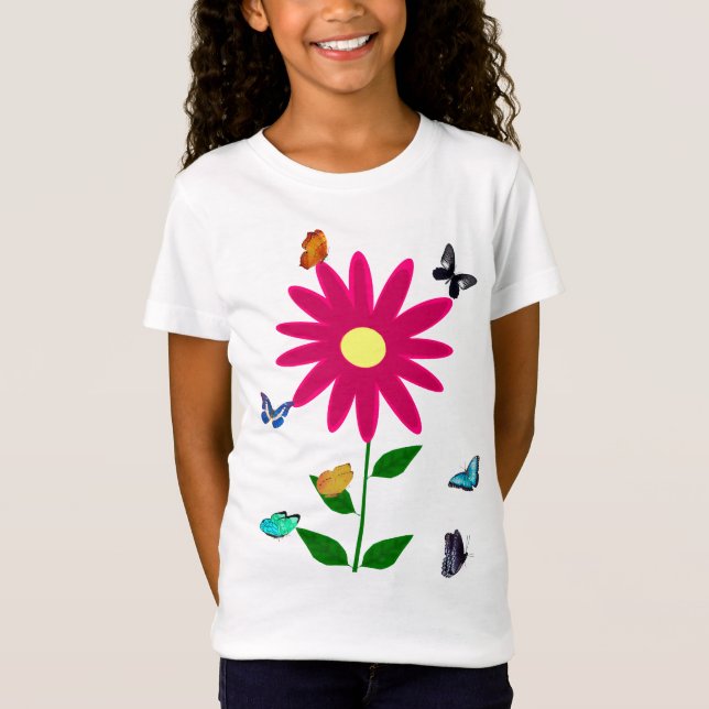 T-shirt papillons (Devant)