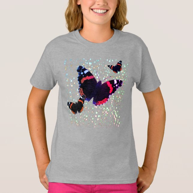 T-shirt papillons (Devant)