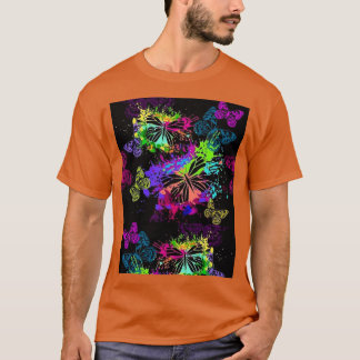 T-shirt Papillons aquarelle 2