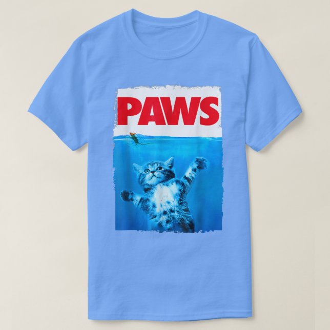 T-shirt Papillons - Chat et souris, Parod Amoureux des cha (Design devant)