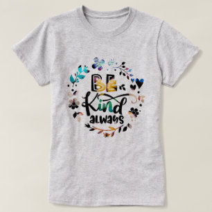 T-shirt Papillons colorés mignons   Soyez toujours en form