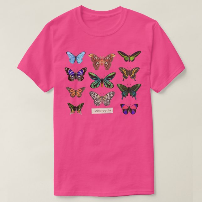 T-shirt Papillons Critterpedia (Design devant)