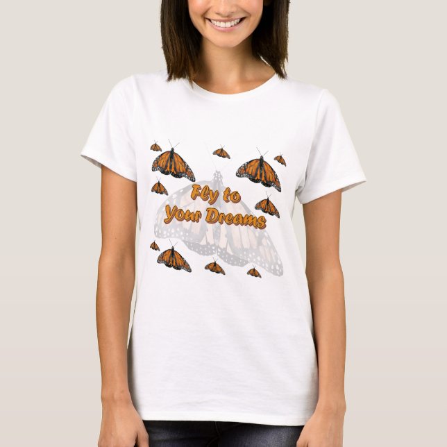 T-shirt Papillons de monarque (Devant)