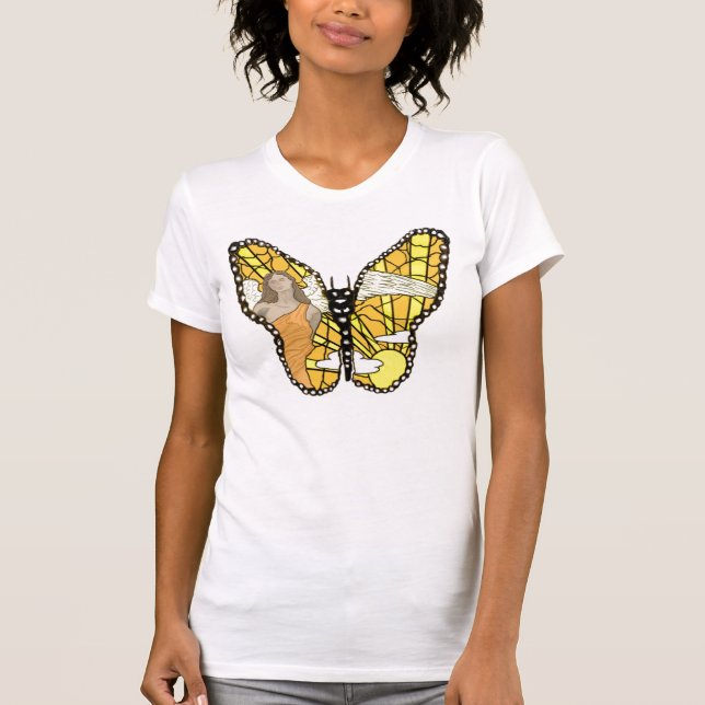 T-shirt Papillons et anges (Devant)