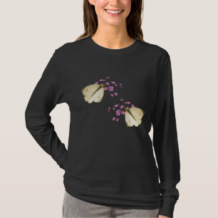 T-shirt Papillons et fleurs