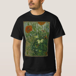 T-shirt Papillons et Pavots par Vincent van Gogh