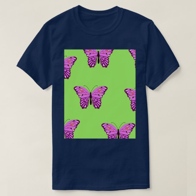 T-shirt Papillons mignons 7 (Design devant)