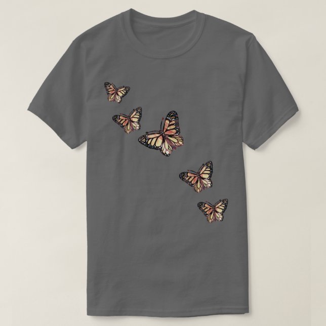 T-shirt Papillons Monarque vintages (Design devant)