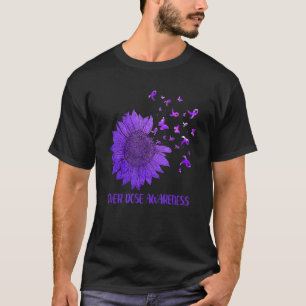 T-shirt Papillons mûrs de marguerite violet surdose de rub