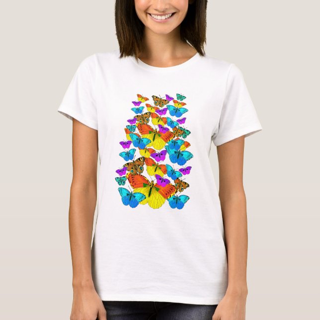 T-shirt Papillons, papillons ! (Devant)