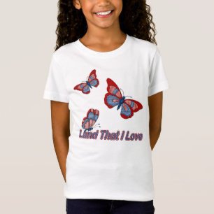 T-Shirt Papillons patriotiques