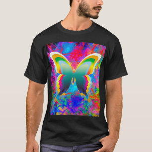 T-shirt Papillons psychédéliques