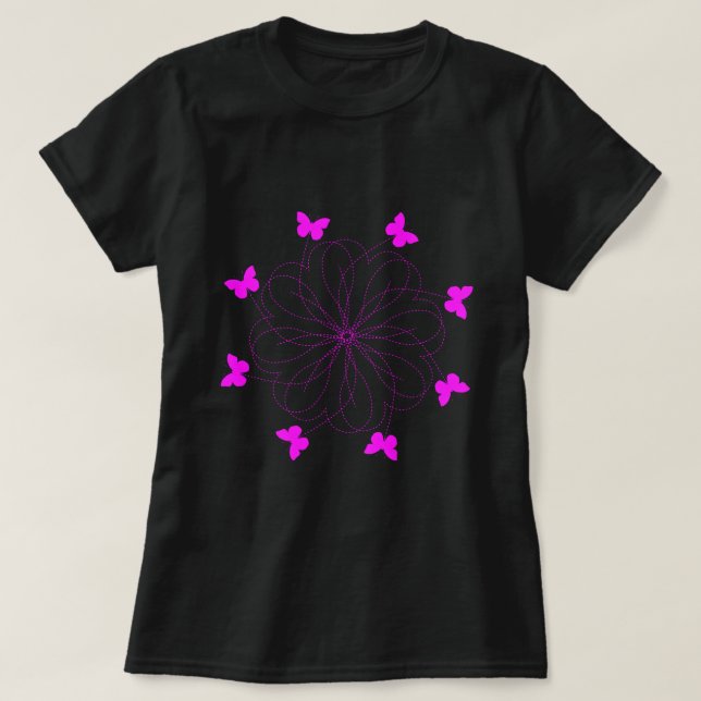 T-Shirt Papillons Volants (Design devant)