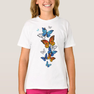 T-shirt Papillons volants Morpho et Monarch