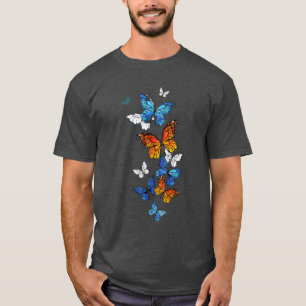T-shirt Papillons volants Morpho et Monarch