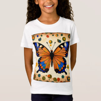 T-Shirt Papillons Whimsical : Pastel Dreams sur Black