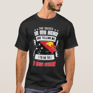 T-shirt Papouasie-Nouvelle-Guinée Dans Ma Tête