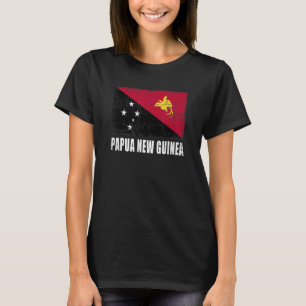 T-shirt Papouasie-Nouvelle-Guinée Drapeau Pays Drapeau Pap