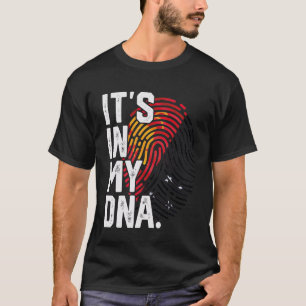 T-shirt Papouasie-Nouvelle-Guinée Roots Drapeau Empreinte 