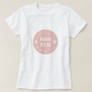 T-shirt Pappel rose en or picado mama pour être bébé fille
