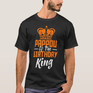 T-shirt Pappou De L'Anniversaire King Party Anniversaire d
