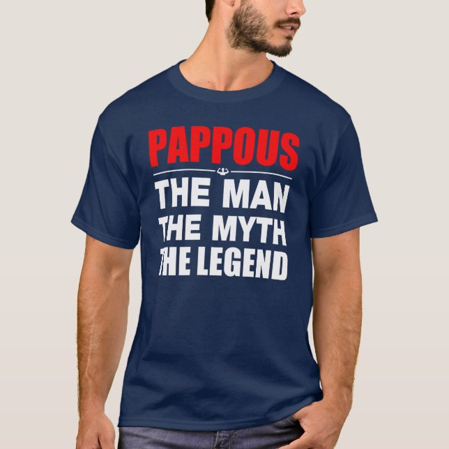 T-shirt Pappous l'homme le mythe la légende (Devant)