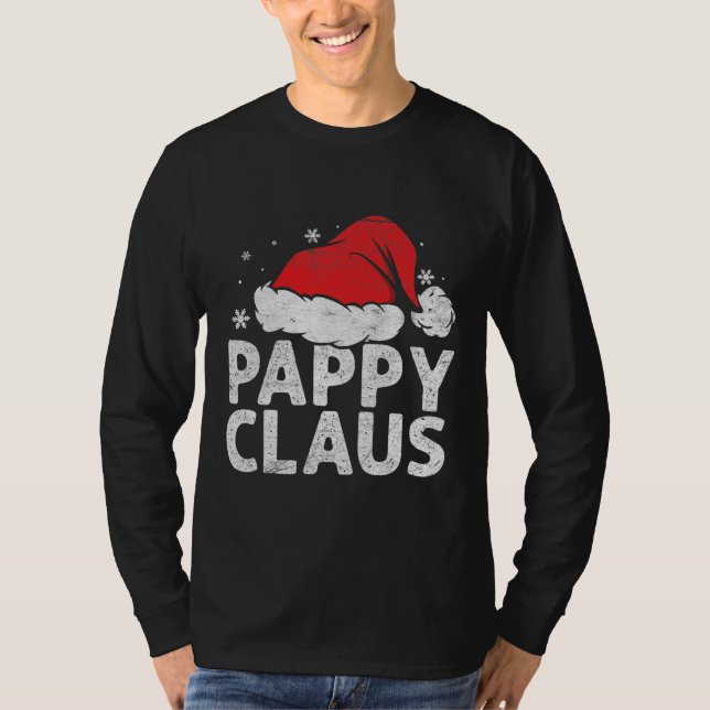 T-shirt Pappy Claus Shirt Men Family Matching Christmas (Devant)