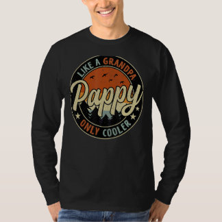 T-shirt Pappy Comme Un Grand-Père Seulement Glacière Vinta