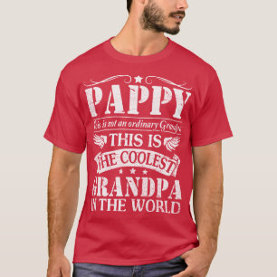 T-shirt Pappy Pas Ordinaire Grand-Père Le Grand-Père Le Pl