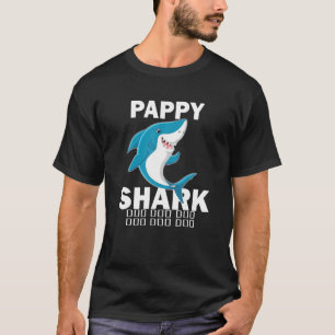 T-shirt Pappy Shark Shirt Fête des pères Idée cadeau pour