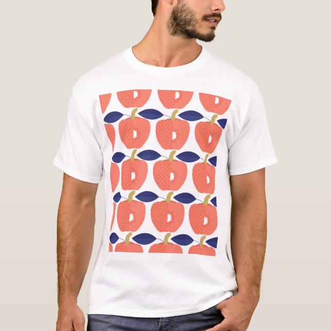 T-shirt Paprika Rouge : Épices Inspirés Sans Couleur. (Devant)