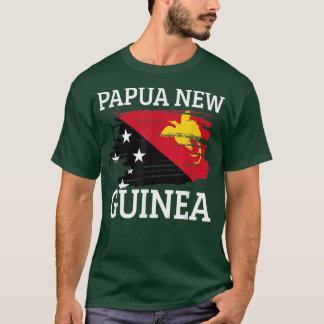 T-shirt Papua New Guinea Flag 37
