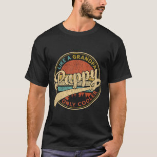T-shirt Papy comme un grand-père mais en plus cool Rétro V