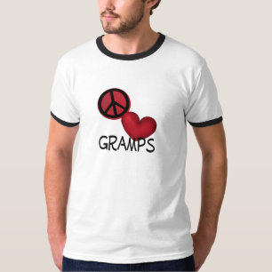 T-shirt Papy d'amour de paix
