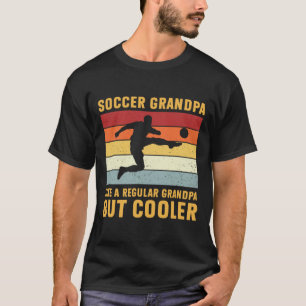 T-shirt Papy de foot Grand-père ordinaire mais plus cool D