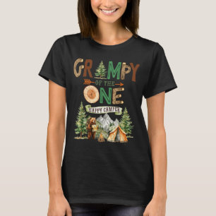 T-shirt Papy du premier anniversaire du seul campeur heure