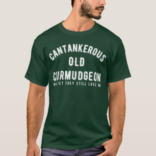 T-shirt Papy furieux vieil homme grincheux papa fille