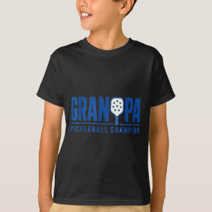 T-shirt Papy joueur de pickleball style sport paddle