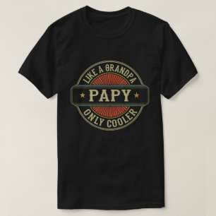 T-shirt Papy Like a Grand-père Only Glacière Fête des père