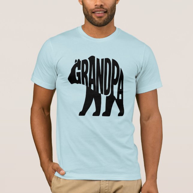 T-shirt Papy Ours  (Devant)