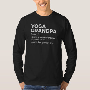 T-shirt Papy Yoga Meilleur Papy Jamais Poses de Yoga