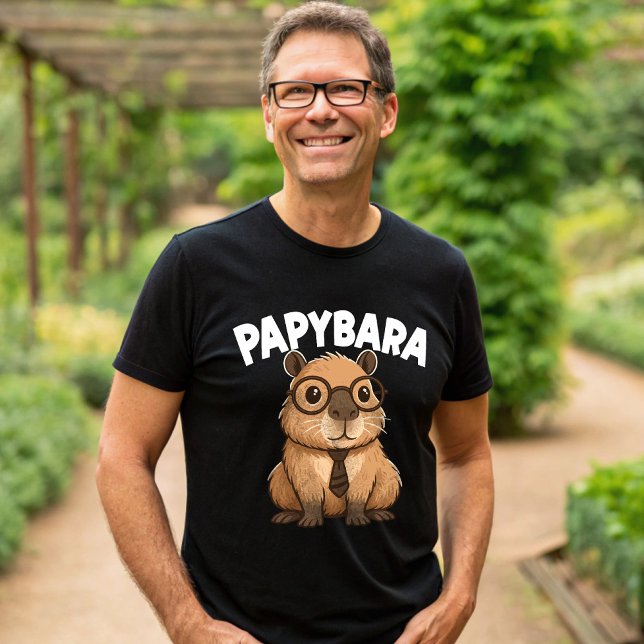 T-shirt Papybara Funny Capybara Papa (Créateur téléchargé)