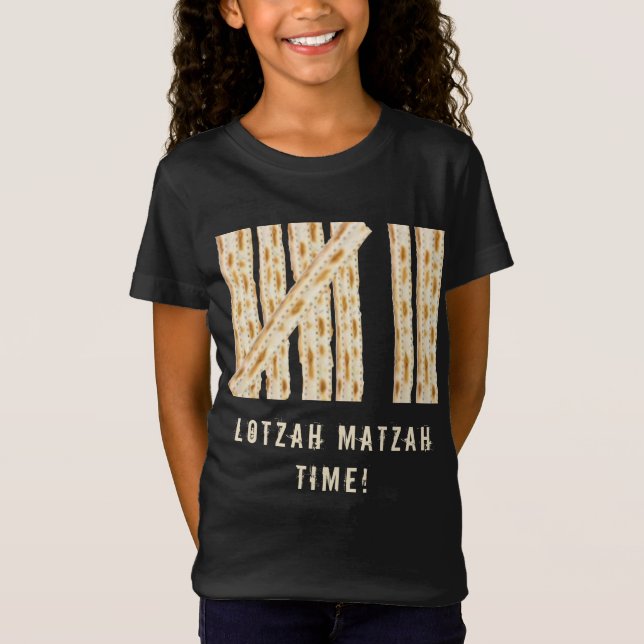 T-Shirt Pâque Lotzah Matzah 7 Jours (Devant)